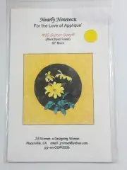 Nearly Nouveau For the Love of Applique Sister Suzy Pattern 18" Block