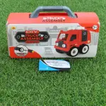 DIY卡車工程玩具組裝箱消防車