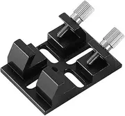 A89E Multi-Function Finderscope Dovetail with Screw Guide Scope Adapter Bracket for Telescope Black