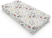 Fun Retro Kitchen Baby Changing Pad Covers for Boy Girl 32''x16'' Kitchen Cooking Baking Tools Fitted Diaper Change Pad Table Sheets Kitchen Love Soft Breathable Nursery Baby Changing Table Mats