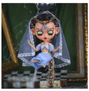 Custom 12" Blythe Doll Princess Jasmine Full Set with Outfit & Storage Box