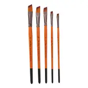 Artist For Watercolor Painting Brushes Brush Oil Acrylic Flat&tip Paint Kit Gouache Painting Paint Brushes Acrylic Painting
