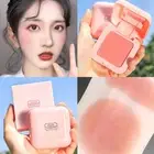 Matte Blush Cosmetic Long-lasting Nude Blush Face Makeup Palette With Mirror