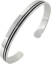 [Treasure Bay] TreasureBay 6mm 925 Sterling Silver Bangle Bracelet