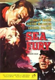 Sea Fury poster Stanley Baker Luciana Paluzzi Victor Mclaglen 1958 Old Photo