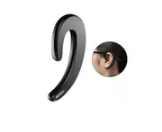 Ultrathin Earhook Unilateral bluetooth Earphone Headphone With Mic-BLACK