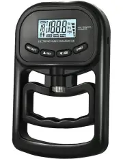 [Centra] Electronic Hand Dynamometer Grip Strength Tester Trainer 180kg in Black