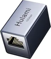 Hulami Ethernet Extender 10Gbps, RJ45 Ethernet Coupler with Aluminum Alloy Shell, 328FT Extended Distance, Plug & Play for Cat8 Cat7 Cat6 Cat5 Cables