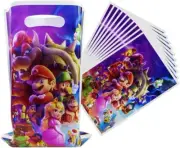 10X Super Mario Movie Candy Party Favour Bag Loot Bag Kids Birthday Supplier