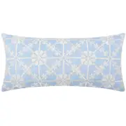 Evelyn Jacobean Blue Pillow - Levtex Home