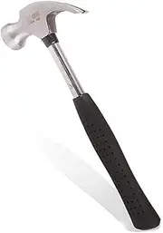 Boxonly 4 oz Children's Mini Claw Hammer 160mm Household Claw Hammer Iron Hammer Safety Handle Small Hammers Nails Tool