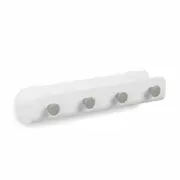 Key Holder Rack Post Organizer Letter Box Mail Door Hanger - 2PCS - WHITE
