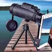 High Power Monocular, Waterproof Shockproof,High Definition Prism with Phone Mount & Tripod, for Bird Watching Camping H