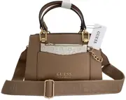 GUESS ESPOIR LOGO SATCHEL & CROSSBODY BAG HANDBAG Black • AUTHENTIC New BNWT