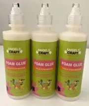 1-2-3 Ultra-Tacky, Quick Grabbing Craft Foam Glue-Dries Clear- 4 fl.oz/118 mL