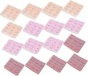 [Yardenfun] 18pcs Bra Extender Hooks Bra Strap Clips Stainless Steel Buckle for Women