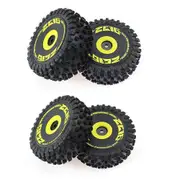 4Pcs Front and Rear Wheel Tire Tyre for Wltoys 144001 144010 124016 124017 RC Car Upgrade Parts Spar