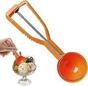Cream with, spoon - with trigger - | Disher spoon for -spoon -multifunction light - asses with stainless steelrace handle for ergonomic for COOI