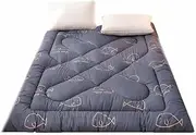 Futon Mattress Tatami Mat Single Double Folding Floor Mat Breathable Non-Slip Futon Cushion ZSMFCD(K,120 * 200cm)