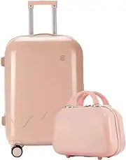[VHVYWY] Suitcase 25 x 15 x 11inch, Large ABS Travel Suitcase, 70 L, Case with 4 360° Rotating Wheels, Unisex, Telescopic Handle, Hard Shell Trolley Suitcase 08