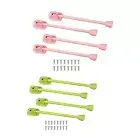 4x Portable Folding Table Legs with Screws Stable Folding Table Leg for Laptop