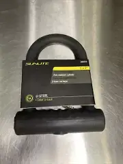 Lock Sunlite 14mm U-Steel 5x3 Black Mini Pick Resistant Cylinder