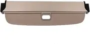 Trunk Cargo Cover Compatible With BMW X5 F15 2014-2019 Shield Rear Luggage Curtain Retractable Partition Privacy Car Accessories(BEIGE)