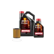 6L Motul 8100 X-MAX 0W40 WIX Filter Motor Oil Change Kit API SN (for: Volvo)