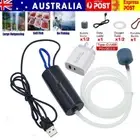 Mini USB Fish Tank Oxygen Air Pump Ultra Silent Aquarium Oxygenator Aerator AU