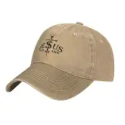 Jesus Baseball Cap Saved My Life Trendy Men Washed Trucker Hat Wholesale Casual