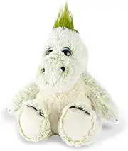 Warmies Plush Marshmallow Dinosaur Microwavable Weighted Teddy with French Lavender Scent, Hot or Cold Wheat Bag for Cool Relaxation and Warm Relief