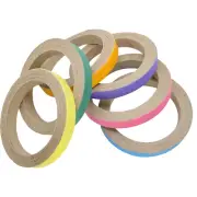 8012 Big 4 Inch Donuts - Classic Compressed Cardboard Shreddable Bird Foot Toys