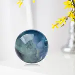 1/2 水晶球天然雕塑雕像螢石球用於占卜