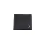 [Saint Laurent] Saint Laurent-Black Calf Leather Wallet-Uomo OS OS