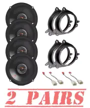 JBL GX628 2-way 6.5" Front/Rear replacement Speakers for 2005 - 2012 Scion TC