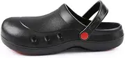 [Generic] Men Chef Kitchen Shoes with Composite Toe Cap Women Safety Work Non Slip Resistant Clog