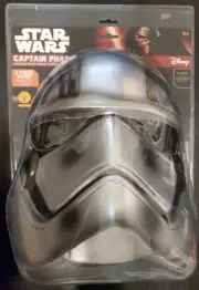 Star Wars Force Captain Phasma 2 Piece Molded Mask Adult Size - NEW IN PACKAGE