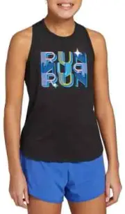DSG ' MOVEMENT PERFORMANCE TANK TOP ' GIRLS ' SIZE EXTRA LARGE (16) ' BLACK RUN