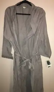 Men’s Robe Size Small Medium Gray Tie Front Merona From Target