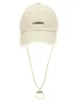 [Jacquemus] Jacquemus-La Casquette Artichaut Cappelli Bianco-Donna 56cm
