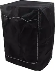 Washer Dryer Cover for Automatic Wheel Washing Machine Cover, Waterproof Dustproof Portable Washing Machine Cover Laundry Dryer Protect CoverZipper Design (60 x 60 x 88cm)