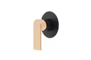 AGUZZO Prato Wall Mounted Bath and Shower Mixer - Luxury Matte Black With Rose Gold