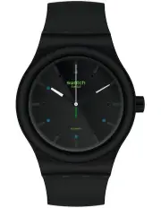 [Swatch] Am51 Black Bio-Sourced Plastic Automatic Watch