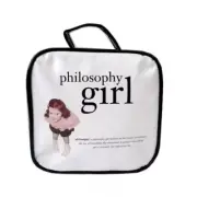 White Waterproof Boho Make Up Cosmetic Travel Pouch Organiser Case Toiletry Bag