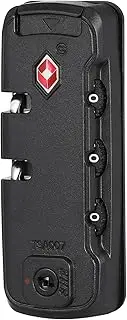 Totority TSA Approved Combination Lock - Resettable Travel Luggage Lock for Suitcases, Backpacks & Bags with Anti-Theft Zipper Protection (Black)
