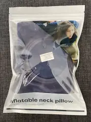 BRAND NEW!! Target Bullseye -Navy- Inflatable Neck Pillow w/ Built-in Hand Pump