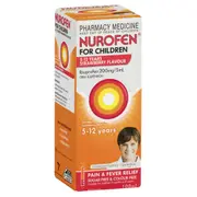 Nurofen Children 5-12 years Strawberry Flavour 100ml