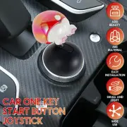 2Pcs Car Push to Start Button Rocker Plastic Car Engine Start-Stop Button qiKLX