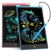 2 Pack 10 Inch LCD Writing Tablet Erasable Drawing Doodle Board for Kids