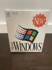 SEALED NEW - vintage Windows 3.1 NEW VERSION - 3.5" floppy